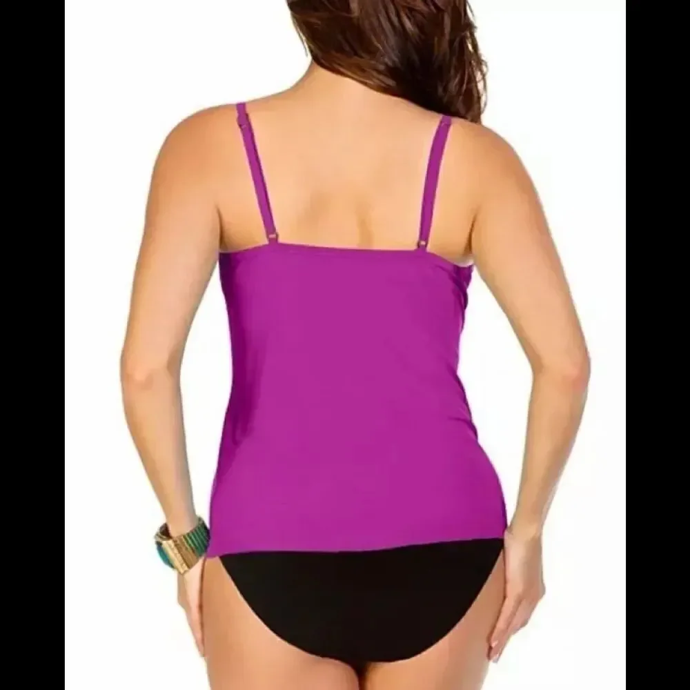 MAGICSUIT orchid tankini top. 8. NWT